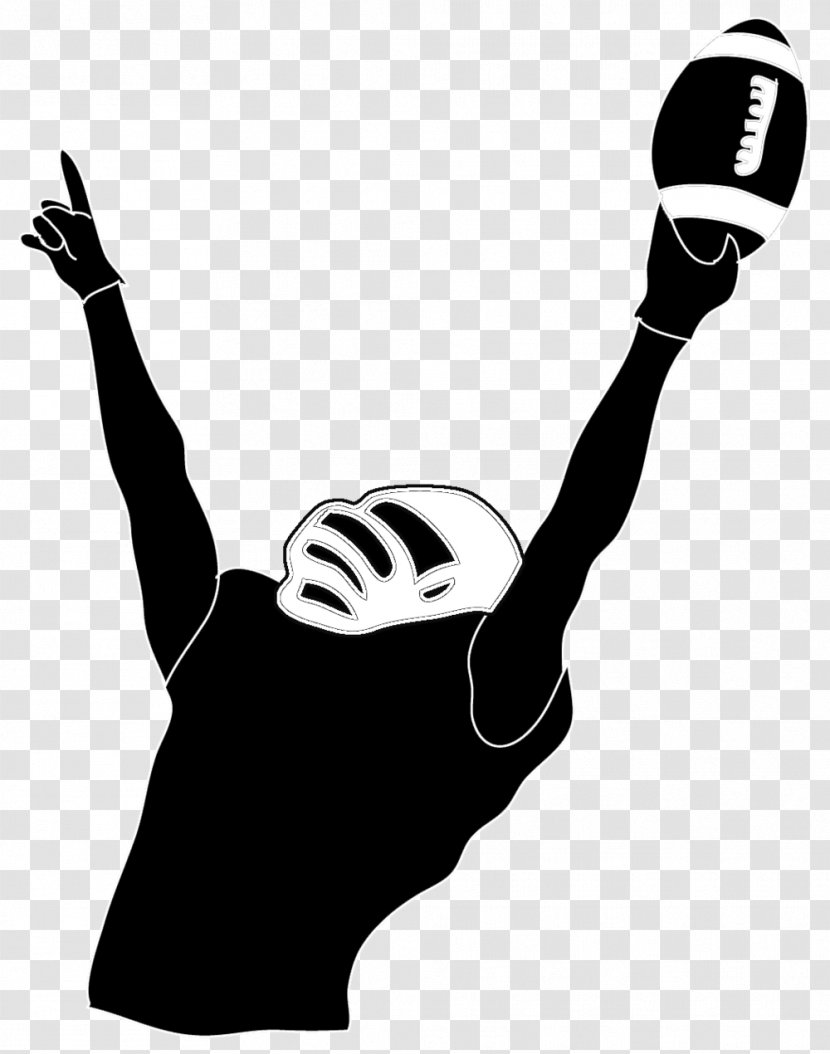 NFL Football Player American Clip Art - Silhouette Transparent PNG