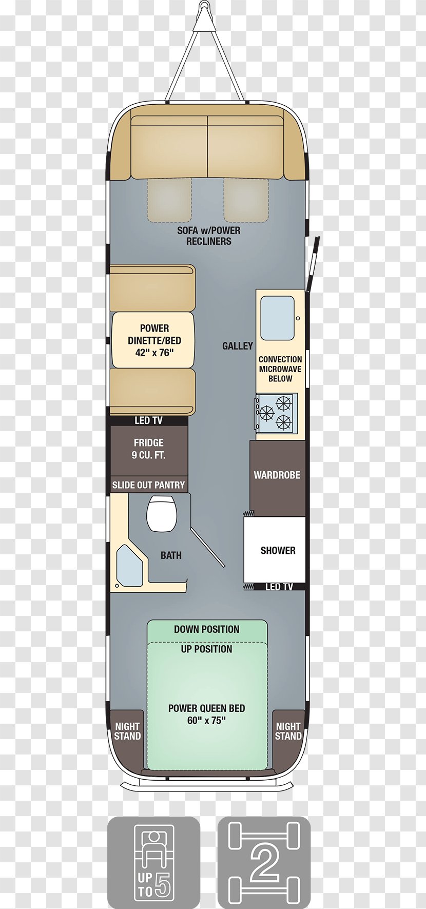 Airstream Floor Plan House Transparent PNG