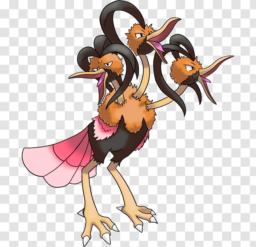 Pokémon HeartGold And SoulSilver Dodrio Ranger Doduo - Chicken - Moom Transparent PNG