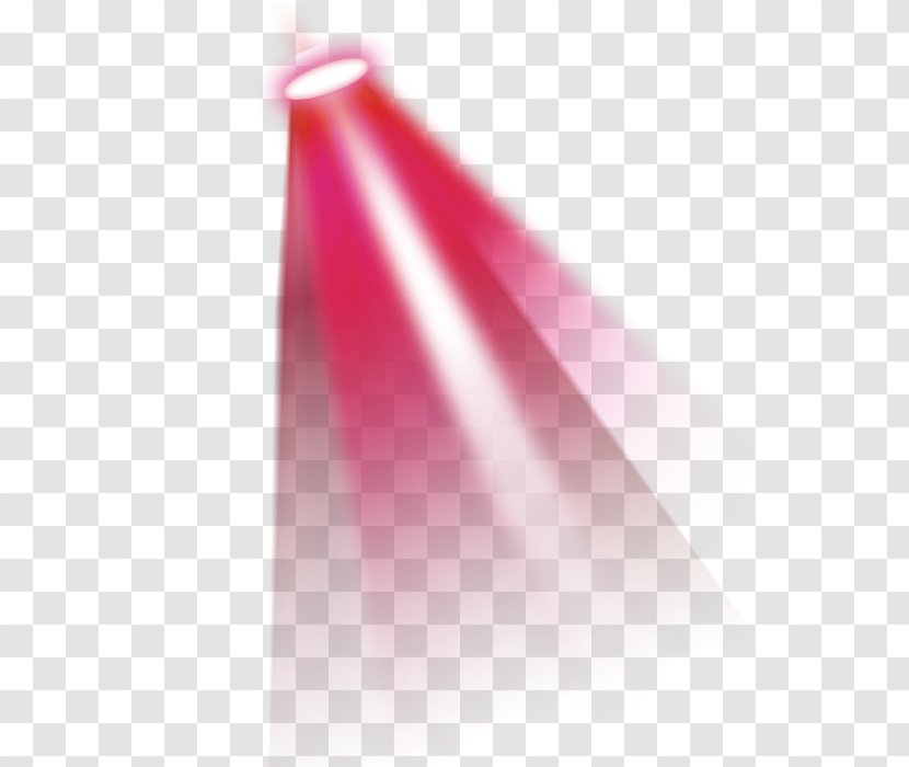 Red - Pink - Freshened Light Effect Element Transparent PNG