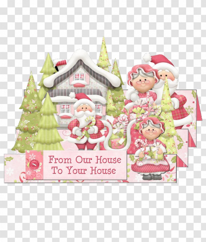 Mrs. Claus Christmas Ornament Greeting & Note Cards Tree - Card Transparent PNG