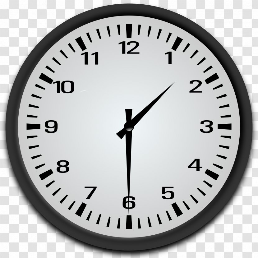 12-hour Clock Digital Face Clip Art - Past Transparent PNG