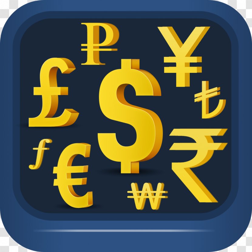 Logo Brand Number - Yellow - Foreign Currency Transparent PNG