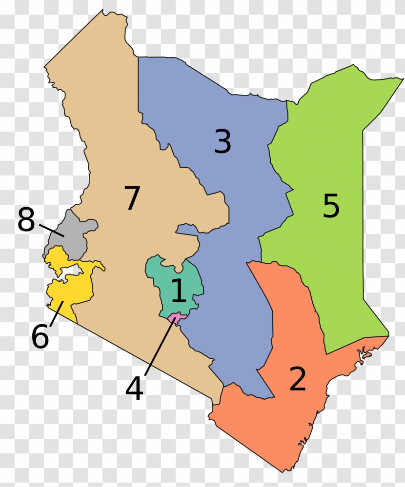 Provinces Of Kenya Sub-Counties North Eastern Province Batian - Bantu Expansion - English Transparent PNG