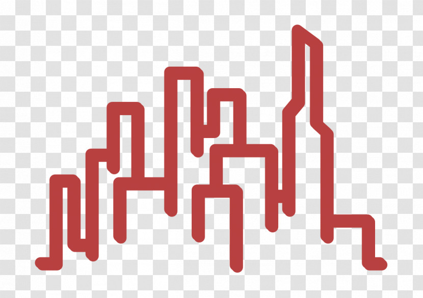 Down Town Icon City Icon Urban Icon Transparent PNG