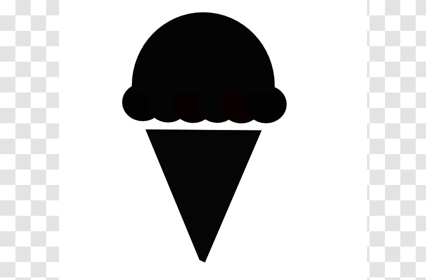 Ice Cream Cones Cupcake Sundae - Hat - Silhouette Transparent PNG