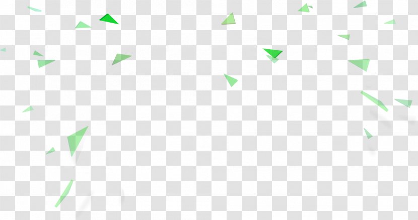 Pattern - Point - Green Triangle Splash Floating Material Transparent PNG