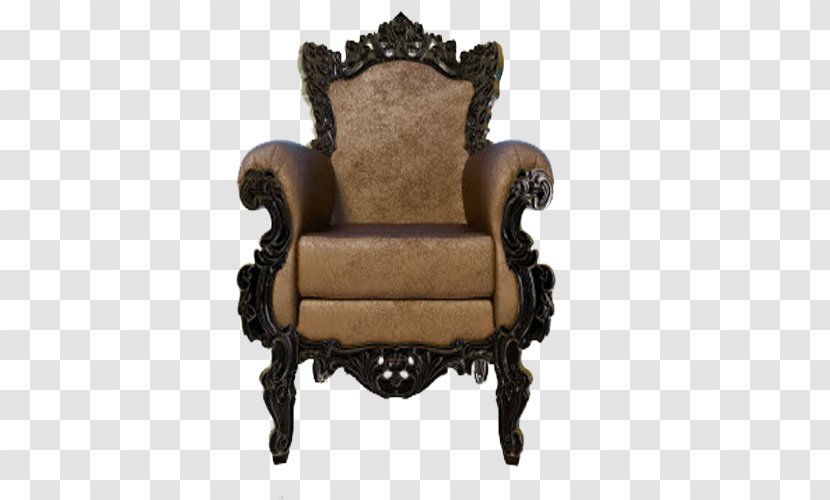 Chair Couch Seat Furniture - Retro Transparent PNG