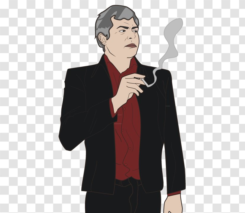 Human Behavior Cartoon Tuxedo Character - Microphone - Doppelganger Transparent PNG