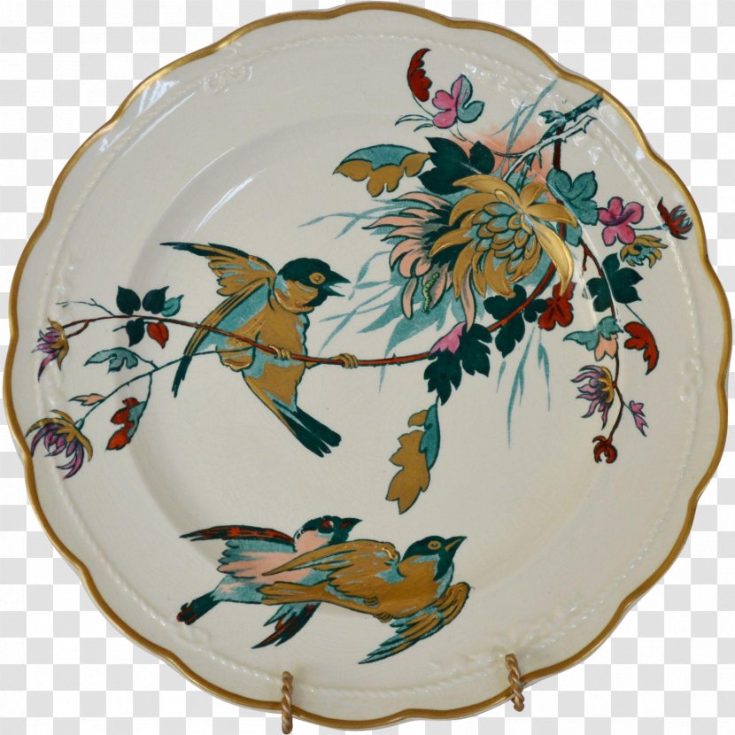 Tableware Platter Ceramic Plate Saucer - Hand-painted Birds And Flowers Transparent PNG