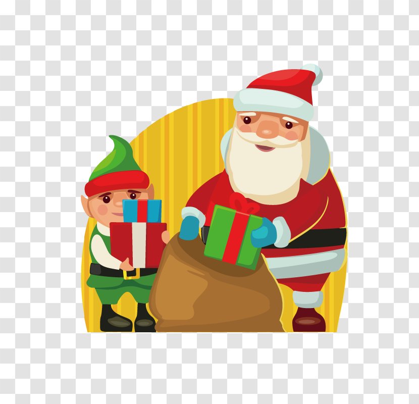 Santa Claus Christmas Day Illustration Sinterklaas Vector Graphics - Rudolph The Rednosed Reindeer - Messy Transparent PNG