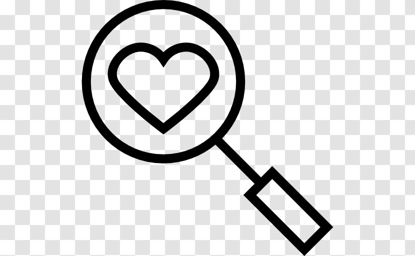 Magnifying Glass Business Detective - Heart Transparent PNG