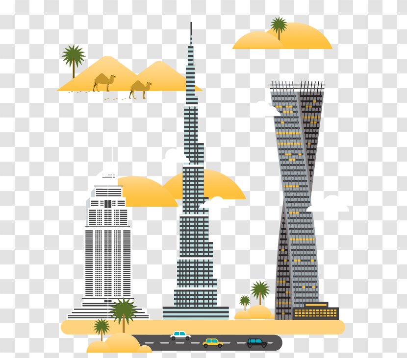 Tower M - Pantone - Executive Towers Burj Khalifa Skyscraper 1 DubaiBurj Transparent PNG