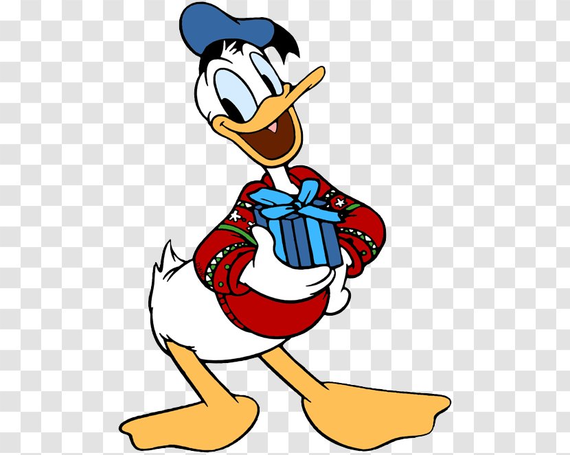 Donald Duck Minnie Mouse Mickey Ebenezer Scrooge Daisy - Chip N Dale - Christmas Cliparts Transparent PNG