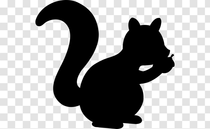 Whiskers Cat Bear Dog Squirrel - Black M Transparent PNG