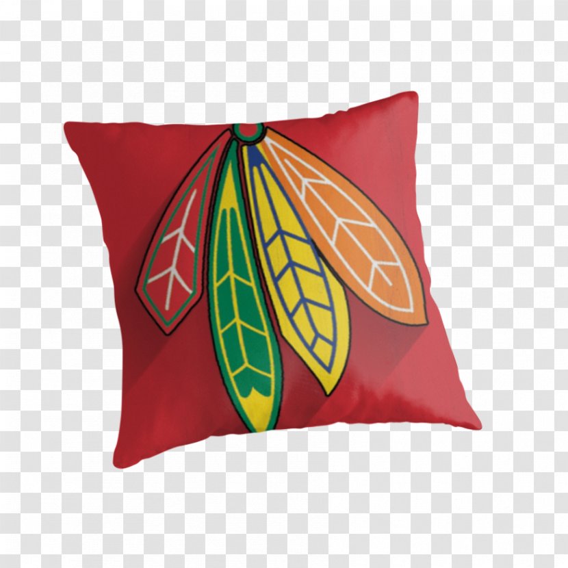 Cushion Throw Pillows Chicago Blackhawks Cloth Napkins - Lunch Transparent PNG