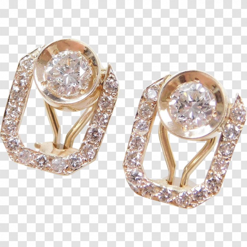 Earring Diamond Jewellery Gold - Fashion Accessory Transparent PNG