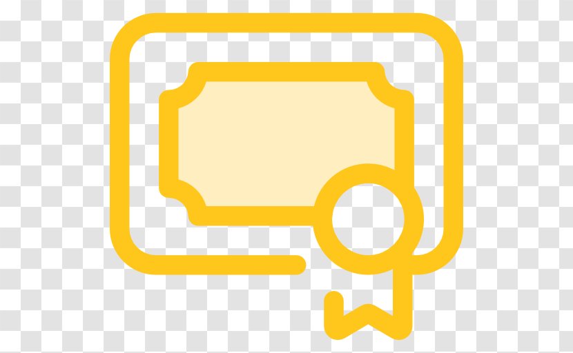 Rectangle Yellow Brand - Symbol Transparent PNG