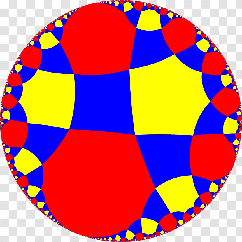 Circle Tessellation Poincaré Disk Model Hexagon Pentagon Transparent PNG
