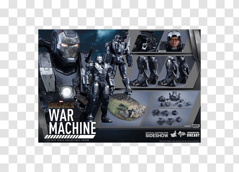 War Machine Iron Man Hot Toys Limited Action & Toy Figures 1:6 Scale Modeling - Collectable - Wallpaper Transparent PNG