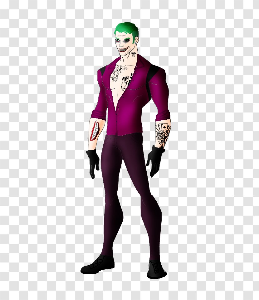 Joker Costume Design - Comic Fire Transparent PNG