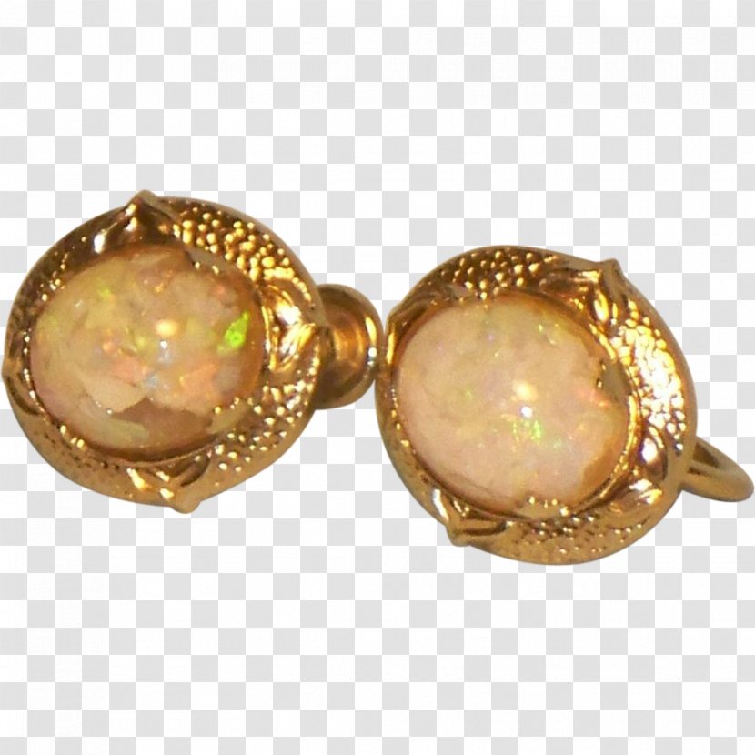 Earring Opal Gold Jewellery Charms & Pendants - Earrings Transparent PNG
