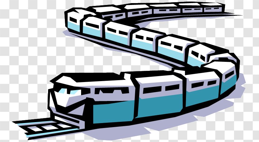 Train Clip Art Vector Graphics Image Illustration - Windows Metafile Transparent PNG