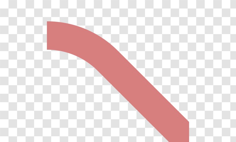 Product Design Line Pink M Angle - Corner Arc Transparent PNG