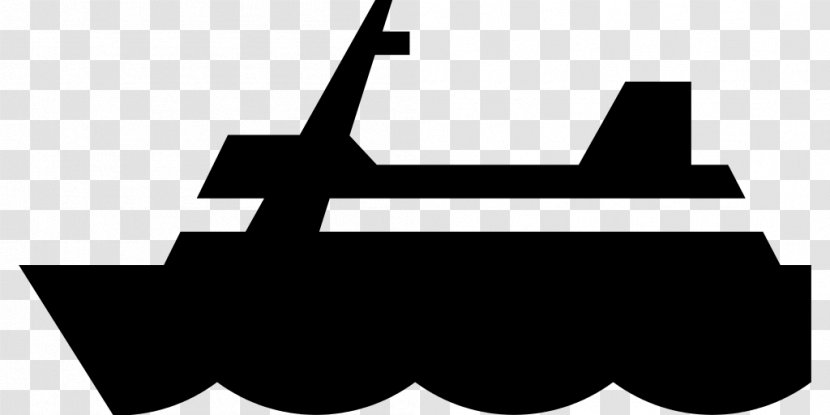 Ferry - Black And White Transparent PNG