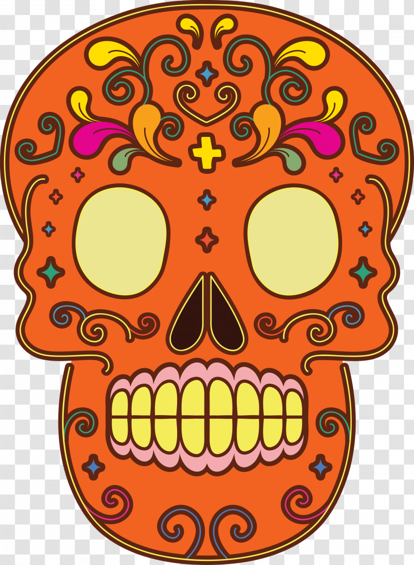 Calavera Day Of The Dead Día De Muertos Transparent PNG