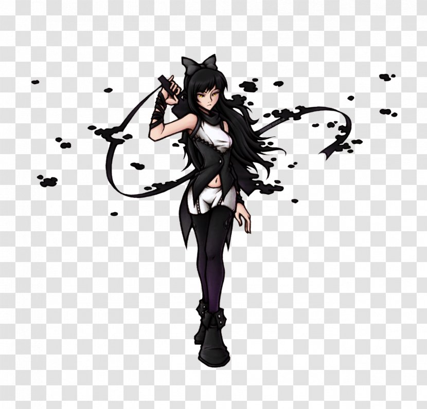 Blake Belladonna Weiss Schnee Wiki Yang Xiao Long - Silhouette - Watercolor Transparent PNG