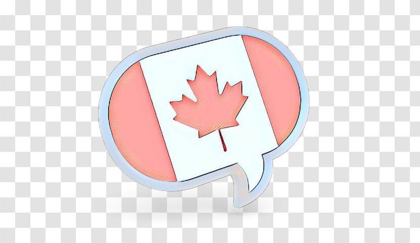 Canada Maple Leaf - Peach Thumb Transparent PNG