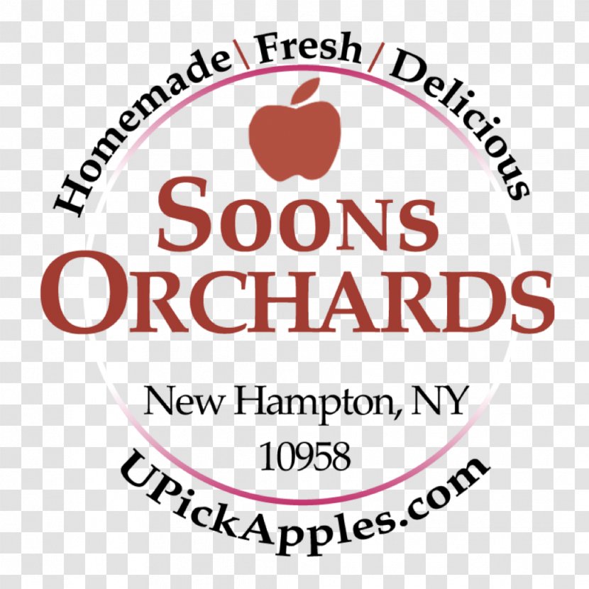 Soons Orchards Circle Farm Apple - Logo - Cider Doughnut Transparent PNG