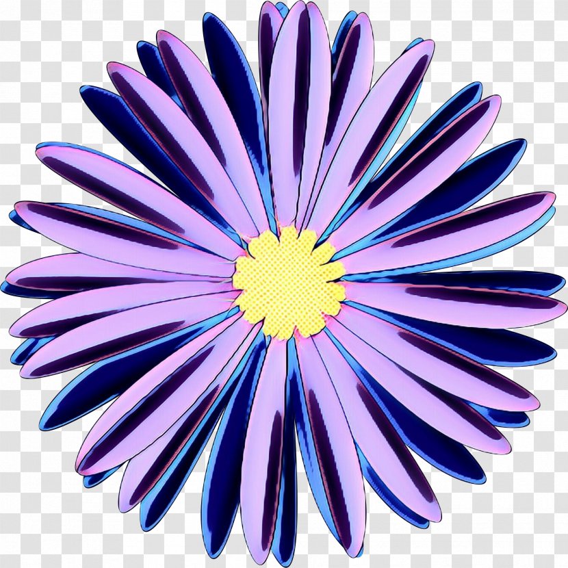 Chrysanthemum Purple Line Symmetry Daisy Family - Flower - Violet Transparent PNG