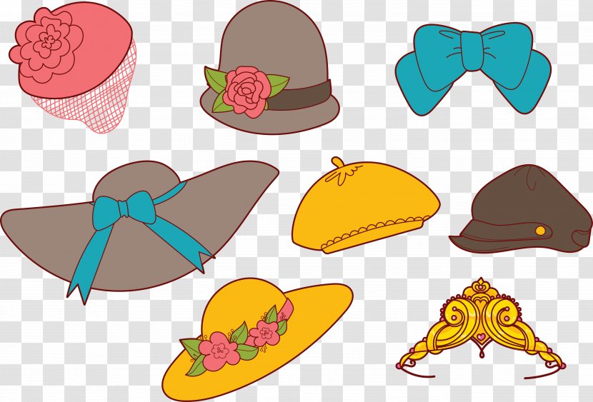 Hat Illustration - Scalable Vector Graphics - Various Shapes Transparent PNG