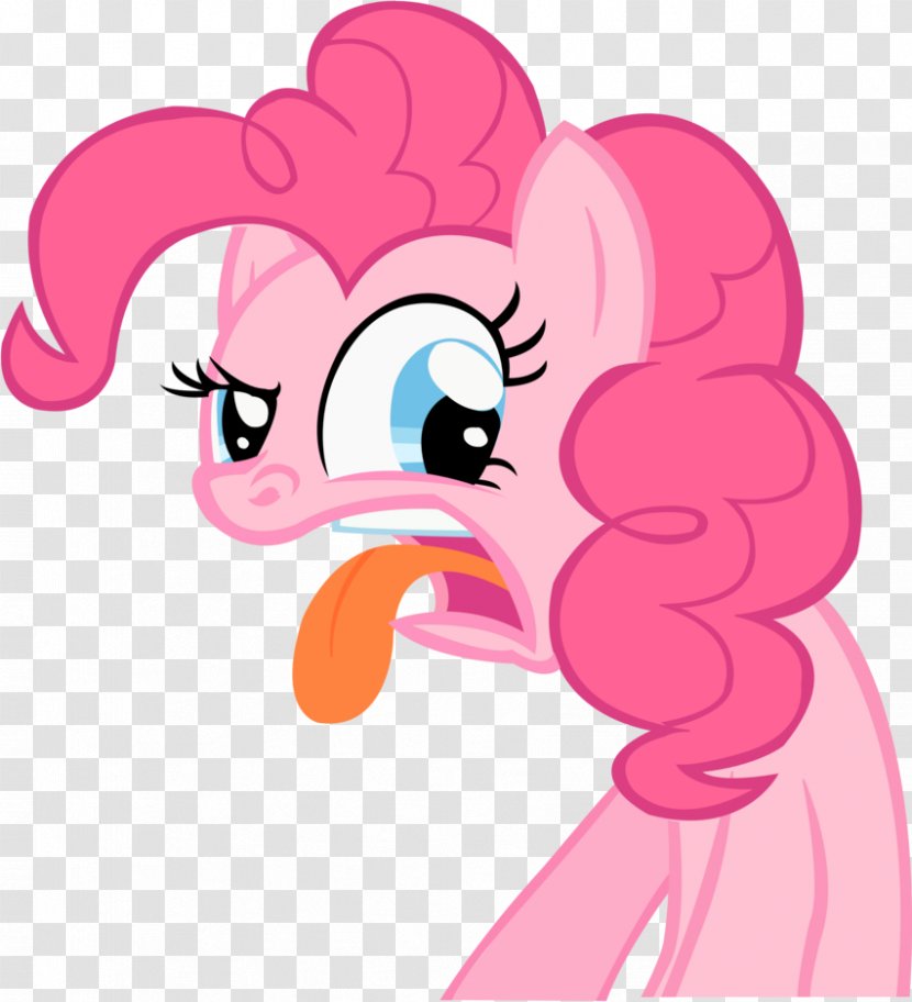 Pinkie Pie Cream Cupcake Pony - Frame - Mustache Transparent PNG