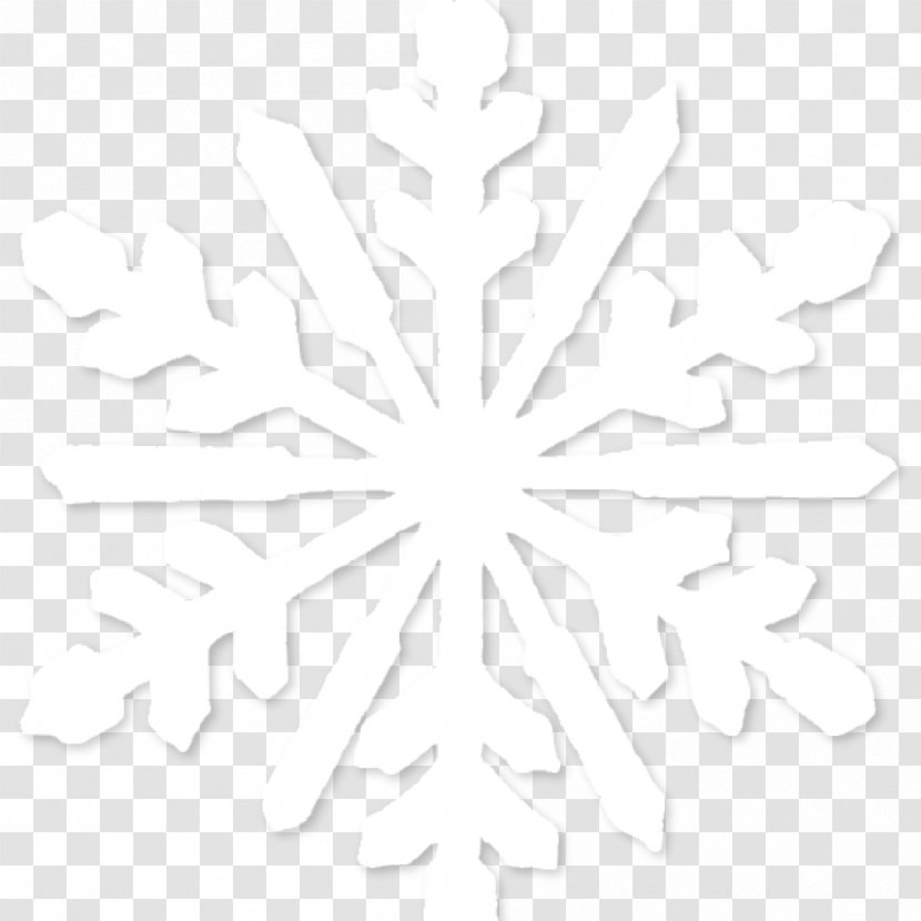 Pattern Line Art Font Branching - White - Snowflake Transparent Transparent PNG