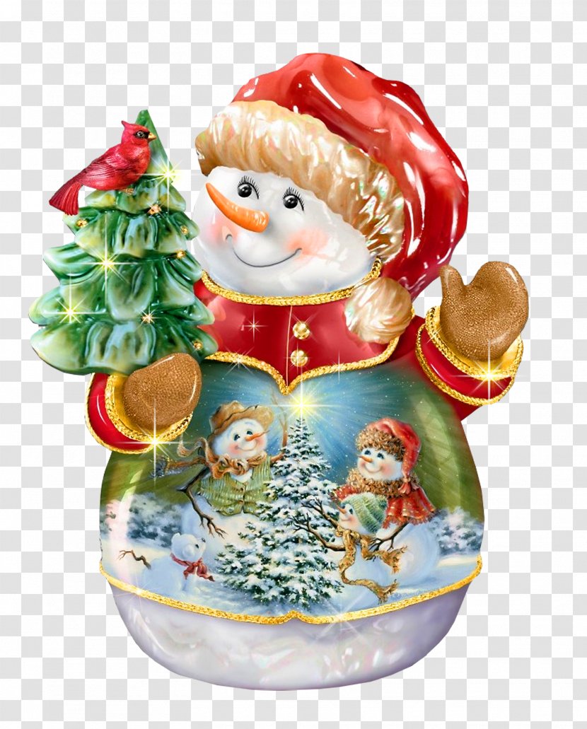 Christmas Ornament Snowman Clip Art - New Year - Cheburashka Transparent PNG