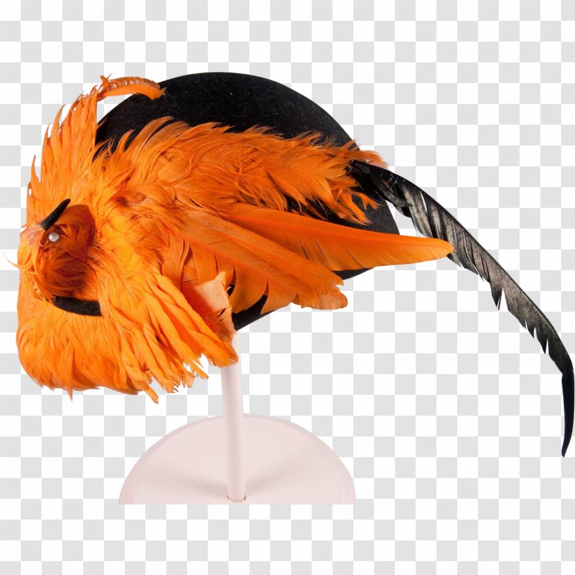 Bird Hat Feather Felt Clothing - Glove - Golden Feathers Transparent PNG