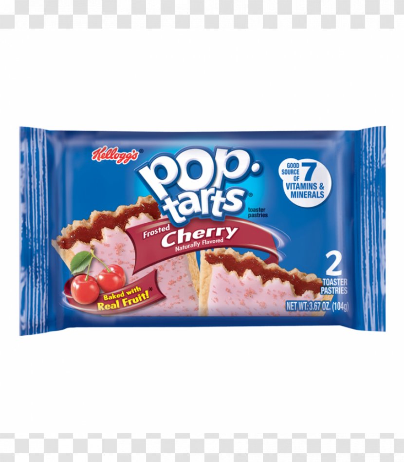 Kellogg's Pop-Tarts Frosted Brown Sugar Cinnamon Toaster Pastries Frosting & Icing Pastry Breakfast Cereal - Snack Transparent PNG