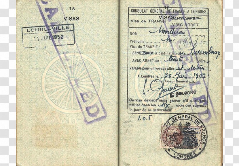 Indian Passport Travel Visa Second World War Document Transparent PNG