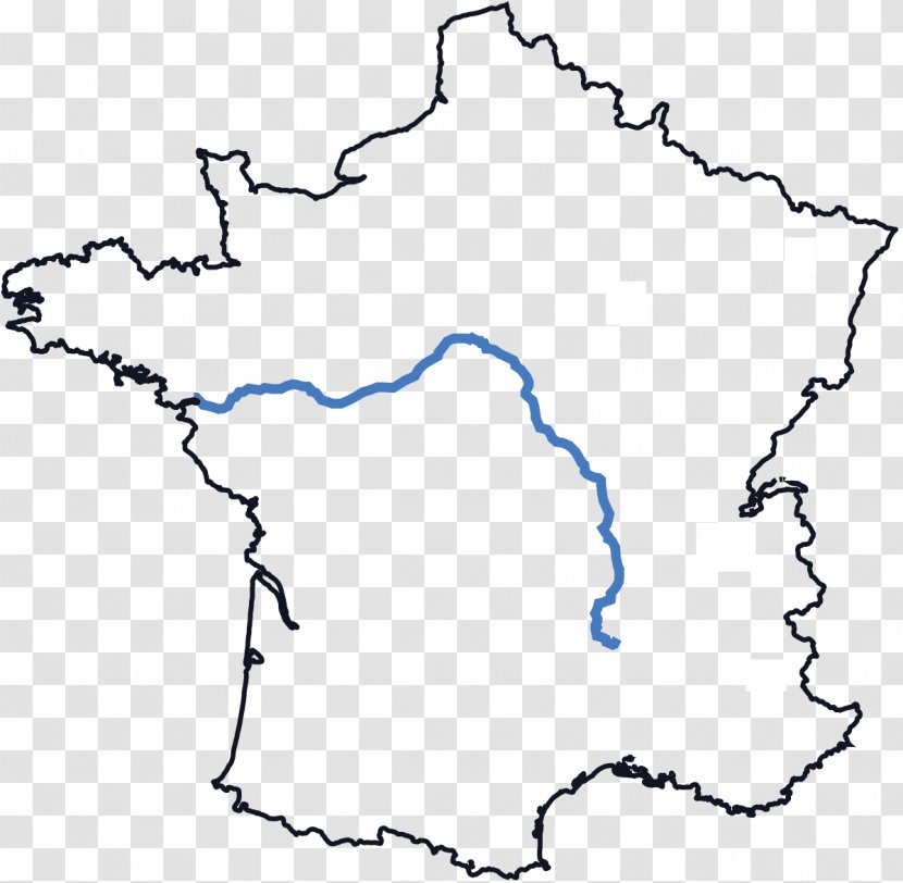 Regions Of France Blank Map French Revolution - Heart Transparent PNG