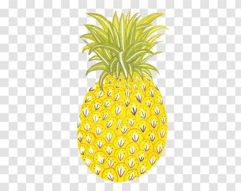 Pineapple Food Cartoon Illustration - Painting - Lovely Transparent PNG