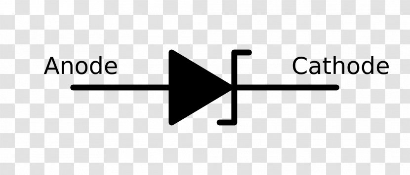 Zener Diode Electronic Symbol Electronics Component - Anode Transparent PNG