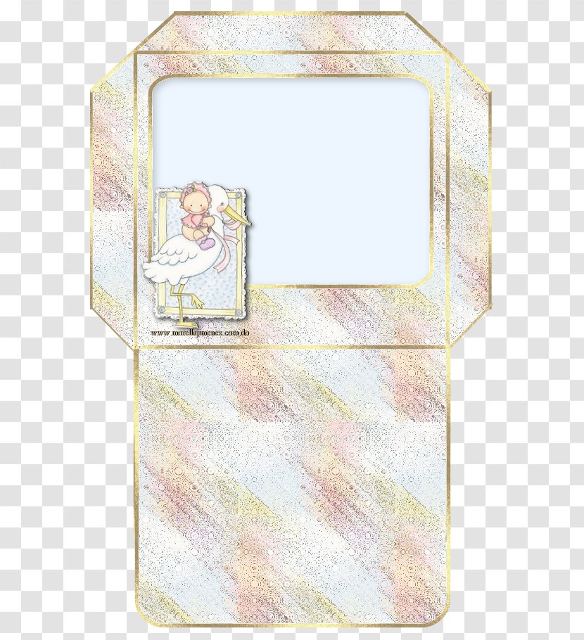 Paper Picture Frames Baby Shower Rectangle Pattern - Infant - Sobres Transparent PNG