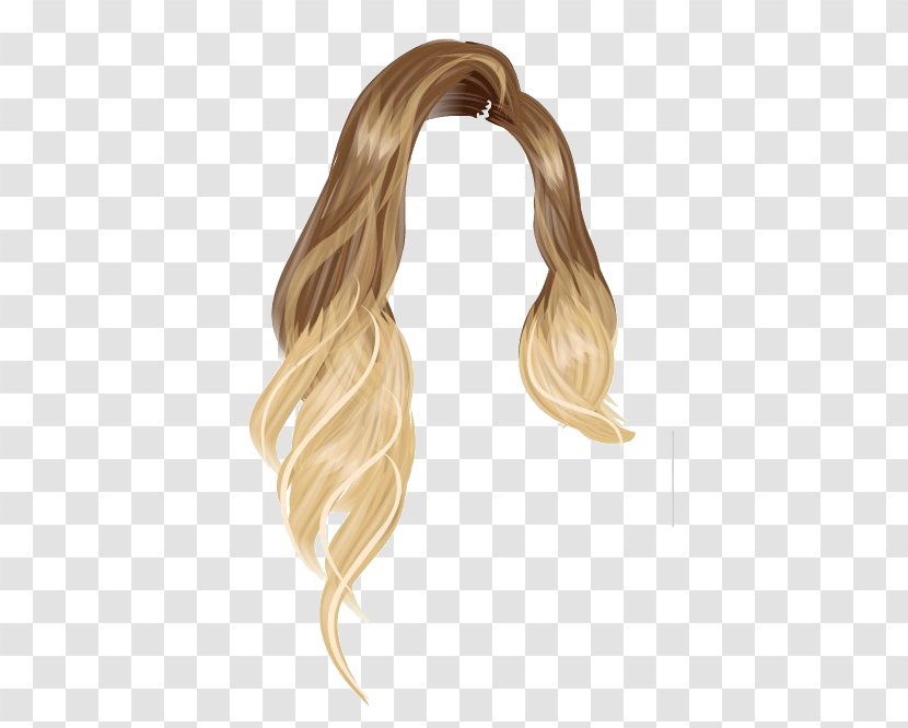 Long Hair Blond Coloring Stardoll Transparent PNG