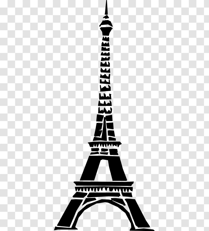 Eiffel Tower Drawing - Poster - National Historic Landmark Spire Transparent PNG