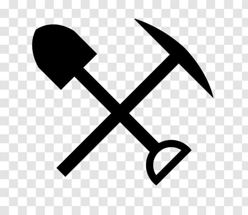 Hand Tool Pickaxe Shovel Clip Art - Axe Logo Transparent PNG