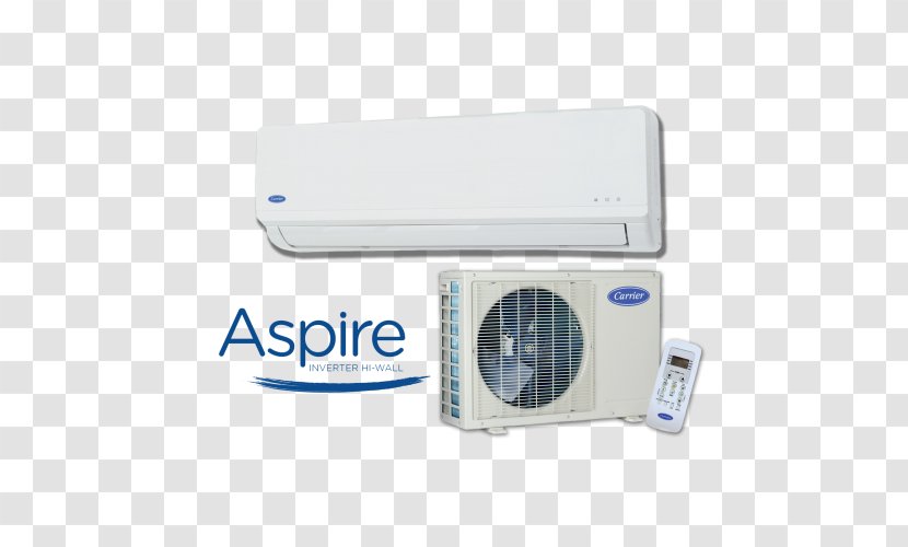 Air Conditioning Carrier Corporation Carrier- Aspire Enterprises Heat Pump Furnace - Electronics - Aircon Clipart Transparent PNG