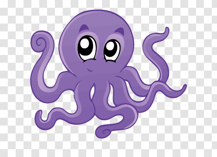 Octopus Drawing Cartoon Clip Art - Cephalopod - Cuteness Transparent PNG